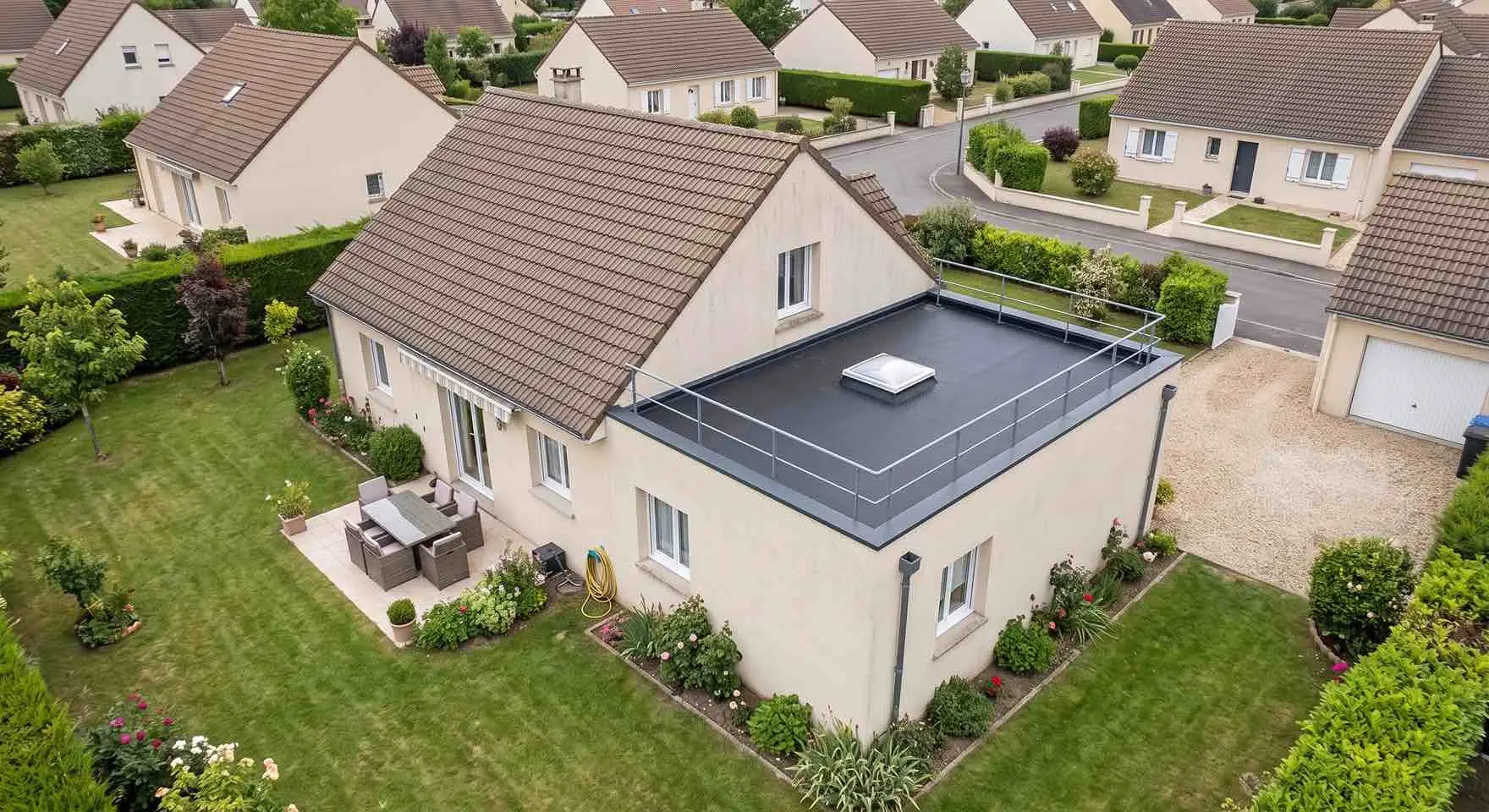 Toiture EPDM & extension